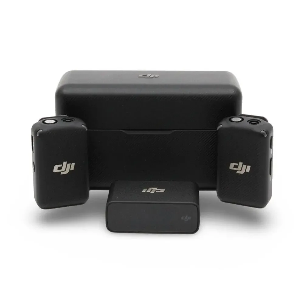 DJI Mic (2 TX + 1 RX + Charging Case), Wireless Lavalier Microphone
